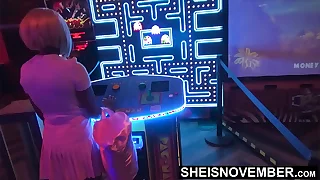 I'm Gonna Fuck My StepSister Tonight When We Abstain from The Arcade, Innocent Ebony Msnovember Dumped By Her Boyfriend, Decides To Give Into To Doggystyle Sexual relations With Her Horny StepBrother, Needing To Fuck On Sheisnovembe